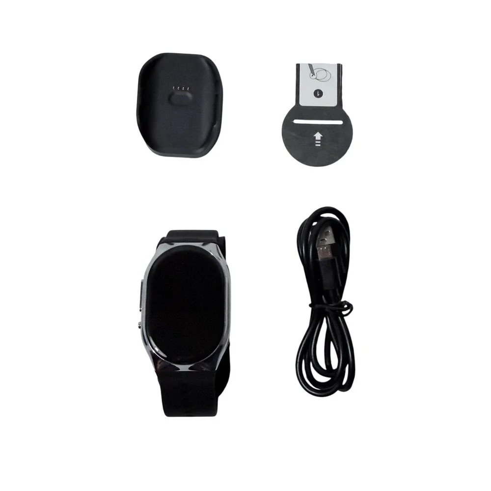 BP Doctor Smart Watch Y001S Black Health Monitor Blood‎ Pressure Wearable